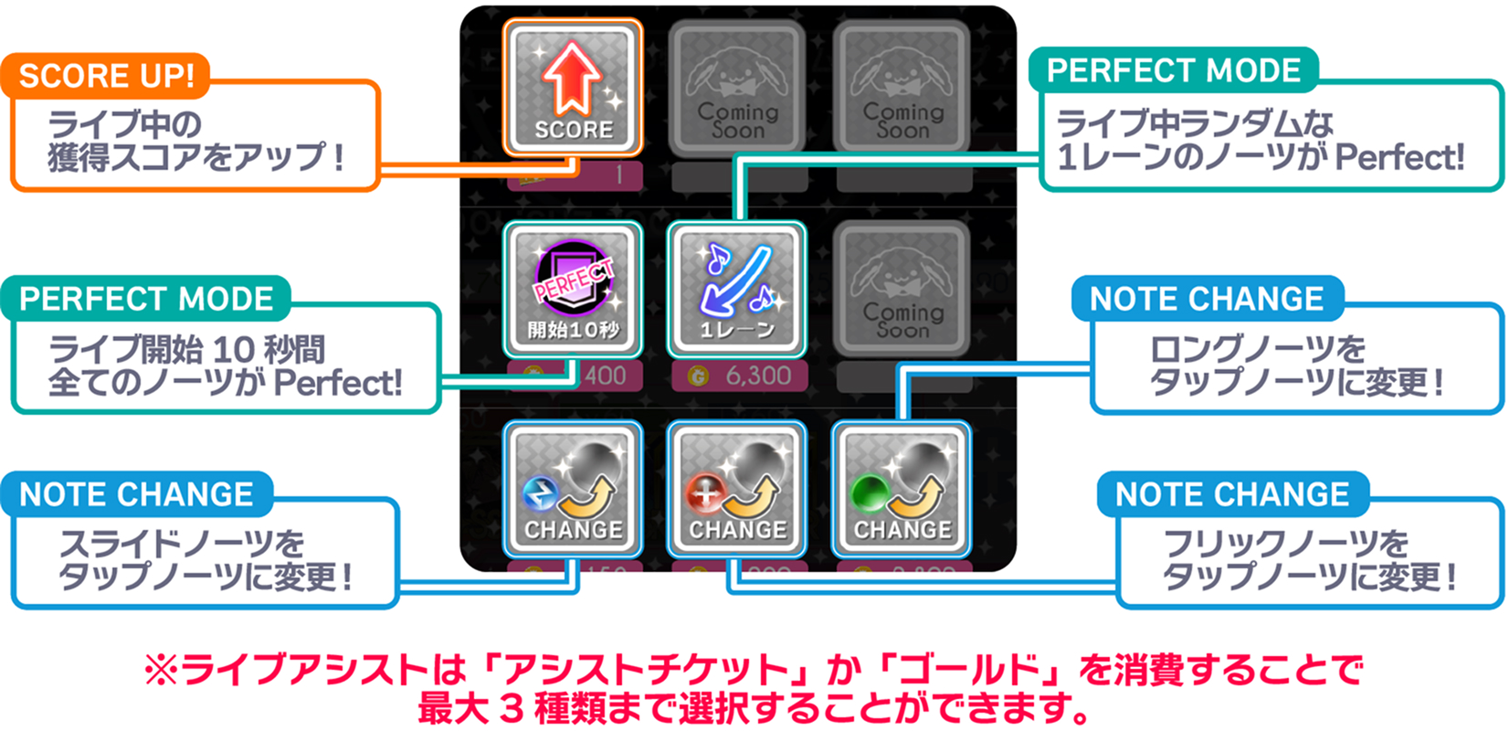 ライブアシスト画面